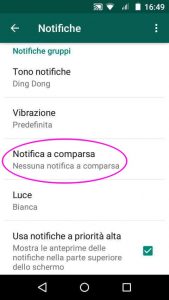 Notifiche Gruppi WhatsApp