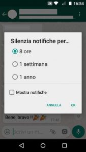 Notifiche Gruppi WhatsApp