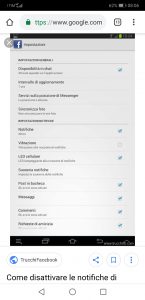Audio notifiche Facebook 